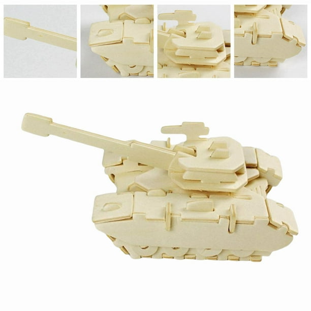 Juego de modelo de vehículo de Rompecabezas de madera 3D Macarena Rompecabezas artesanal