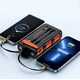 thumbnail image 2 of Cargador Solar Powerbank 36000mah Banco De Energía Solar Negro/Naranja, 2 of 5