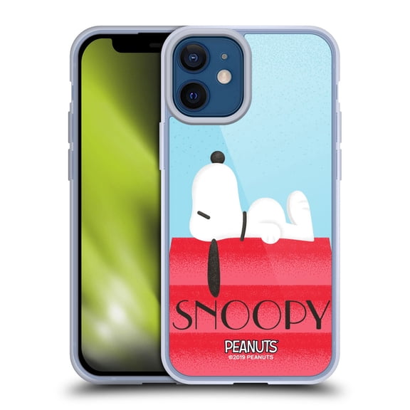 Head Case Designs Peanuts Snoopy Deco Dreams House Soft Gel Case for Apple iPhone 12 Mini