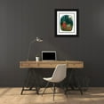 thumbnail image 3 of Fab Funky 26x32 Black Ornate Wood Framed with Double Matting Museum Art Print Titled - Bear Roasting Marshmallows, 3 of 4
