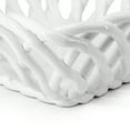 thumbnail image 3 of Meritage Modern Prestige 9 Inch Square Dolomite Basket Serving Bowl in White, 3 of 5