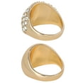thumbnail image 5 of Jessica Simpson Women's Polished and Pave Crystal Dome Ring Set, 2-Piece, Size 7, 5 of 5