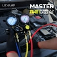 thumbnail image 2 of Lichamp HVAC Gauges with Hoses, AC Manifold Gauge Set R410a R134a R12 R22 Refrigerant Gauges, 2 of 4