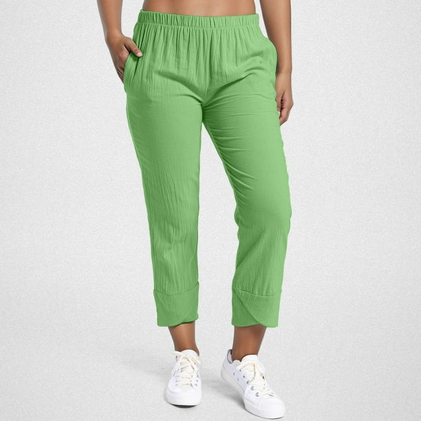 WILLBEST Pantalones Casuales elegantes para Mujer para Uso Diario Cómodo: Ideales para el Hogar y Actividades de Ocio. Chica