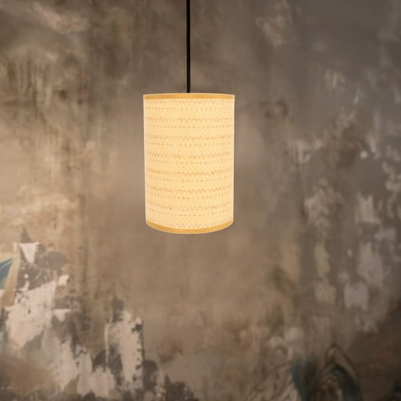 HONMEET 2-Pack Handwoven Rattan Wicker Lampshades for Floor Lamps, Natural Boho Style Lighting Decor