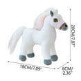 thumbnail image 2 of Juguetes de piscina, juguetes para bebés, juguetes para niños pequeños, muñeco de caballo con patas colgantes, juguete de simulación de posición sentada, muñeco de caballo de ojos grandes, muñeca de t, 2 of 3