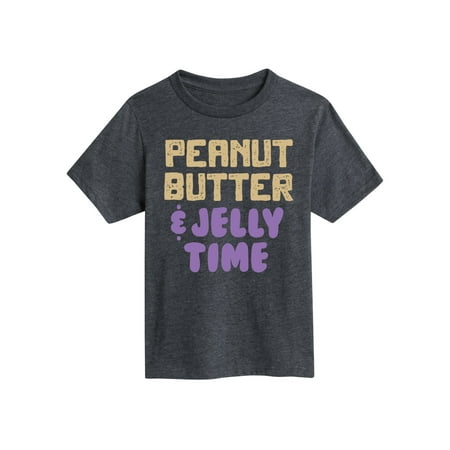 Peanut Butter and Jelly Time-Funny Youth Short Sleeve Tee (Peanut Butter And Jelly Best Friend Shirts)
