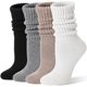 thumbnail image 1 of Calcetines EBMORE de lana merino térmicos, cálidos y holgados, 4 pares, 1 of 6