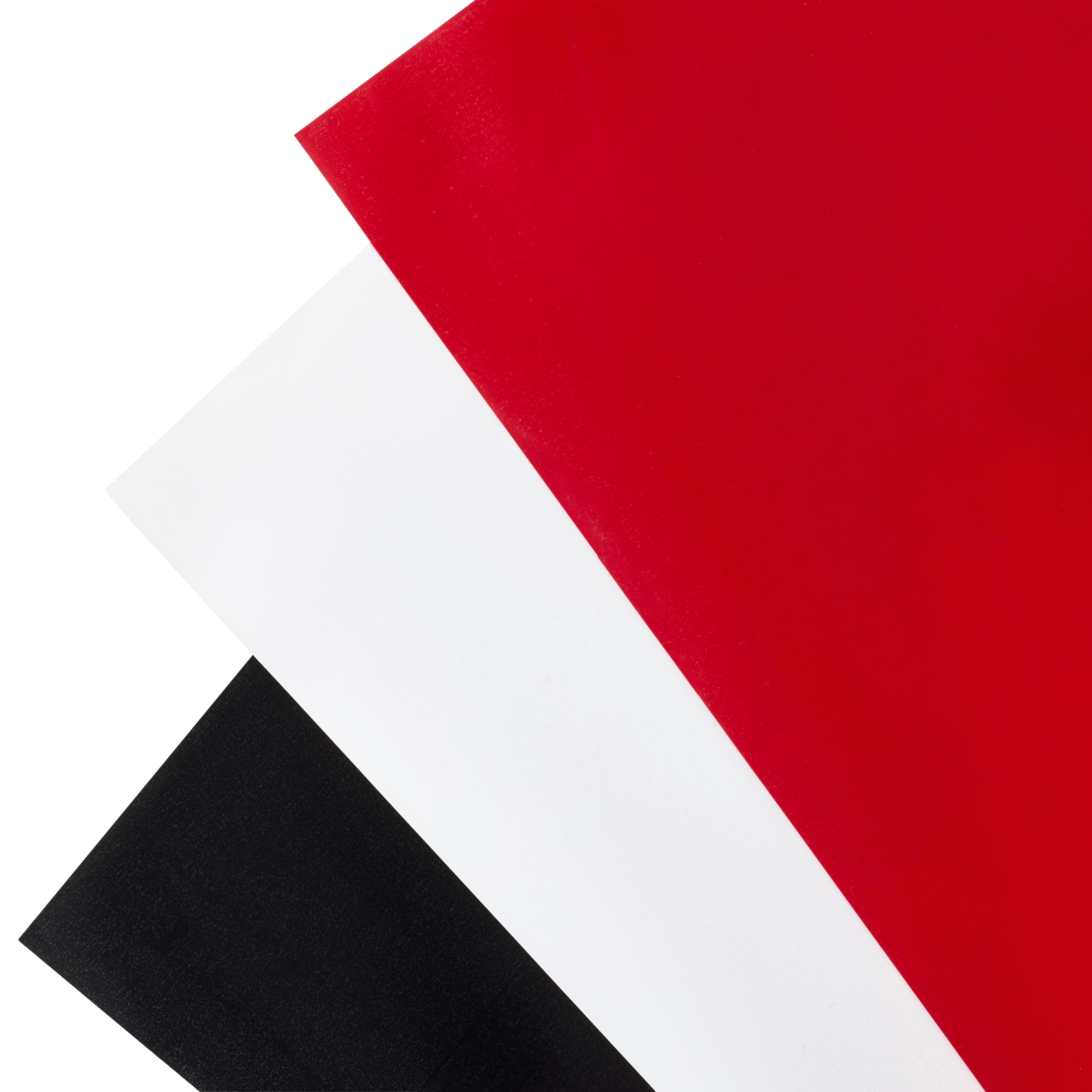 Siser Easyweed Heat Transfer Vinyl Sampler, Red, White & Black, 8 Packs: 3 ct. (24 total)