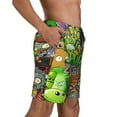 thumbnail image 3 of Plants Vs Zombies Men's Swim Trunks Quick Dry Board Shorts Bathing Suit Swimsuits Beach Shorts, 3 of 8