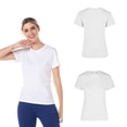 thumbnail image 2 of Playera Peso Completo para Dama, Color Blanco, 90% Algodón, 2 of 3