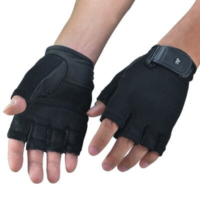 BOODUN-guantes de gimnasio para hombre y mujer, mancuernas de medio dedo para Crossfit, entrenamiento, levantamiento de pesas, deporte, gimnasio Fivean Guantes deportivos