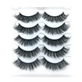 thumbnail image 2 of Pestañas con volumen y ligeras, pares, estilo visón, multipack de pestañas, 10 pares de pestañas postizas de visón, pestañas dramáticas de visón, 8D, 2 of 7