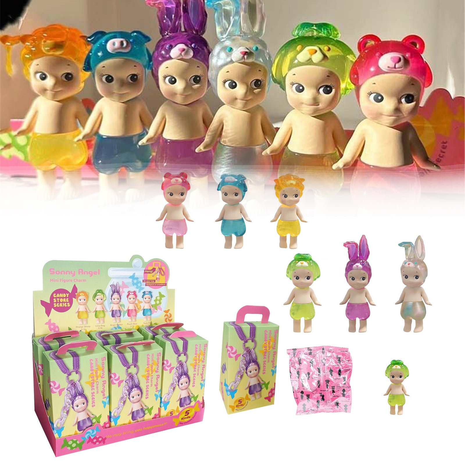 Sonny Angel Candy Store Series - Original Mini Figure- 5 pcs