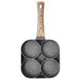 thumbnail image 2 of 4-hole pancake pan small fried egg breakfast pancake pan 22.7 x 18.9 x 4.1 cm, 2 of 5