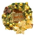 thumbnail image 1 of Navidad 40 Cm Guirnalda De Conos De Pino De Navidad Artificial Con Luces Led Adornos De Navidad Para Puerta Delantera Regalo De Año Nuevo Inevent HA043969-01, 1 of 6