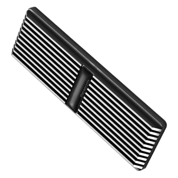 M.2 Disipador .2 2280 Enfriador de aluminio portátil con disipador de silicona térmica Gris perfke Radiador del disipador de calor