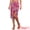 Hot Pink, variant on DARING DIVA Women's Tropical Beach Ruched Split Thigh Lightweight Skirt S Orange