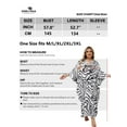thumbnail image 4 of Edolynsa Kaftan Dresses Cover Up for Swimwear Women Casual Turkish Kaftans Loose Lightweight Oversized Caftan moomoo House wear, 4 of 8