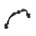 thumbnail image 5 of Renovators Supply Black Wrought Iron Drawer Bail Pull 6" L Antique Kitchen Cabinet Drop Style Swing Handles Powder Coat Finish Complete Mounting Hardware, 5 of 6