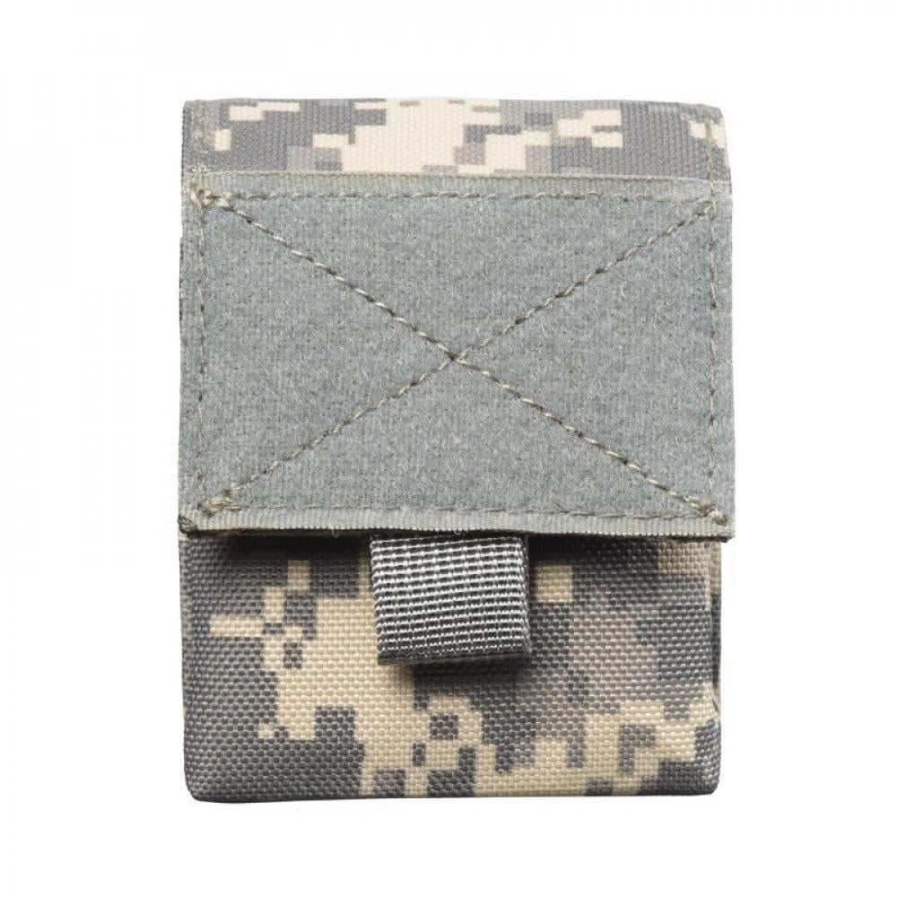 Tactical Cigarette Pouch Molle Small Military Bag Battery Cigarette Case  EDC Utility Card Holder Lighter Slot Mini Cigar Waist Pack 