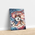 thumbnail image 3 of Alaskan Malamute Patriotic Welcome for 4Th of July Independence Day Vertical Matte Canvas Poster Alaska Mal Dog Lovers Gifts Wall Art Home Decor - 00010, 3 of 5