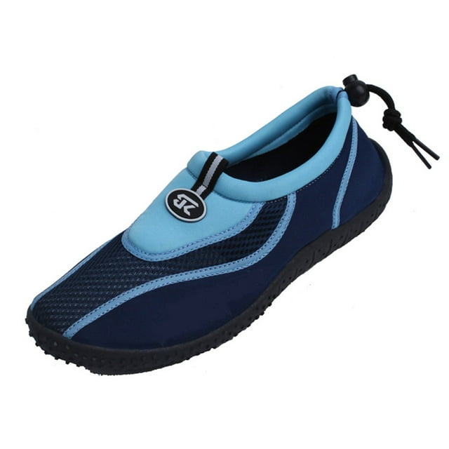Men's Water Shoes, Sports Aqua Socks Shoe Quick Drying With Adjustable shocklace system and hook and loop Sizes 7-12.