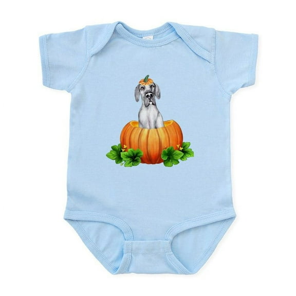 CafePress - Blue Pumpkin Dane UC Infant Bodysuit - Baby Light Bodysuit, Size Newborn - 24 Months