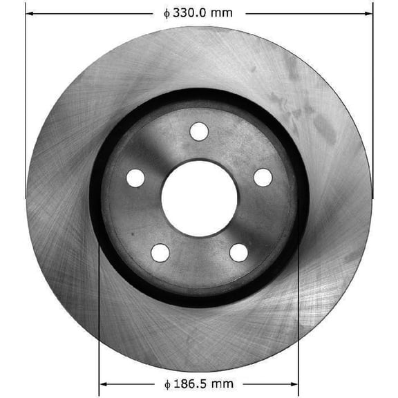 BENDIX PRT6102 Bendix Brake Rotor Fits select: 2011-2017 JEEP GRAND CHEROKEE, 2011-2019 DODGE DURANGO