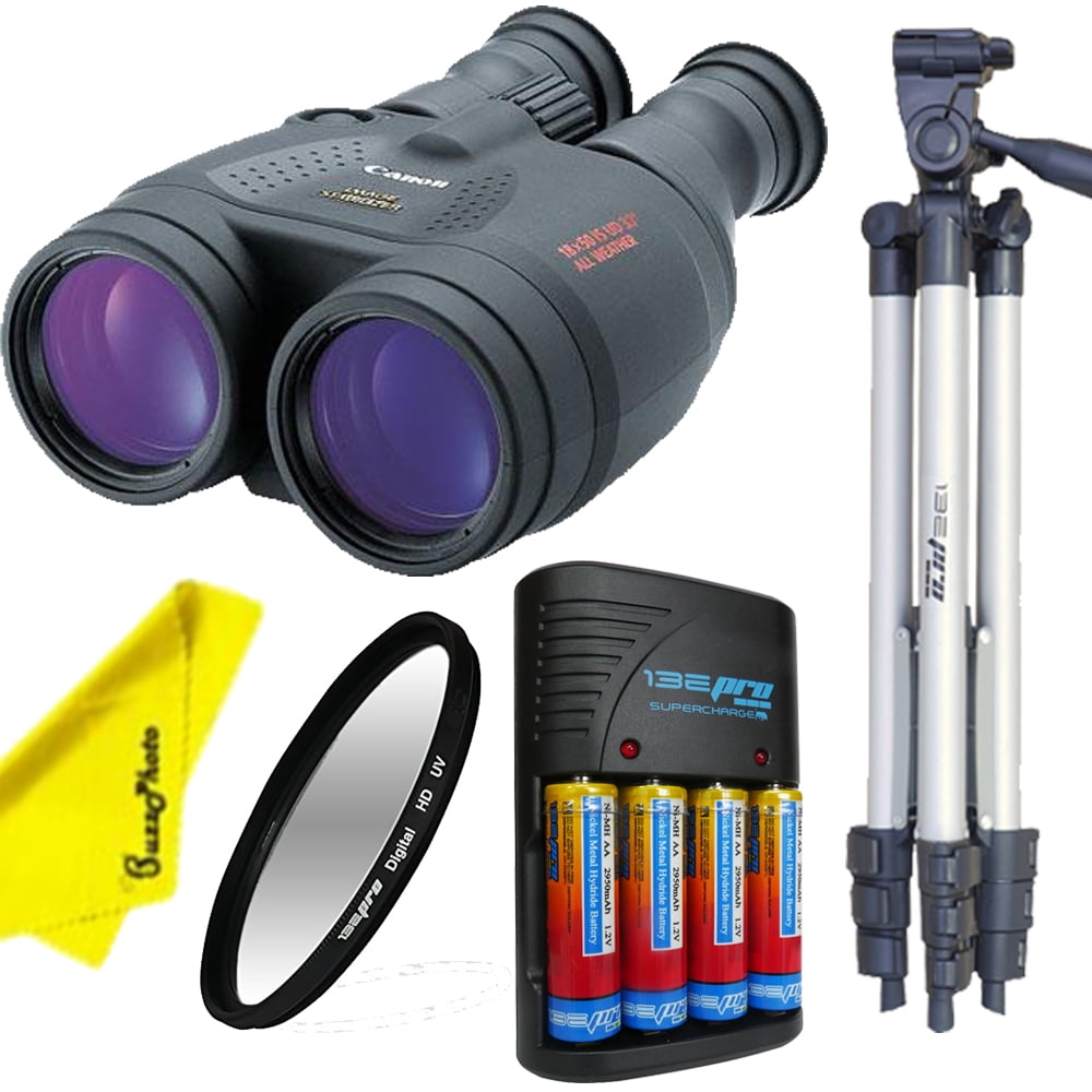 Canon 18x50 IS Image Stabilized Binoculars +BuzzPhoto Accessories