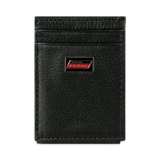 Coach Men's Small Bifold Pebbled Leather Card Case (Black