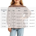 thumbnail image 4 of Yeaiivve Girls Long Sleeve Peplum Tops Cotton Linen Casual Babydoll Shirts for Baby Toddler Girl Solid Color Ruffle Hem Blouse Kids Fall Clothes Coffee 0-1 Years, 4 of 7