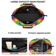 thumbnail image 3 of Rainbow Tie Dye Mandala Pattern Travel Tote Bags for Women Carry On,Large Weekender Bags for Women Travel,Multi Functional Duffle Bag for Work,Shopping,Sports, 3 of 5