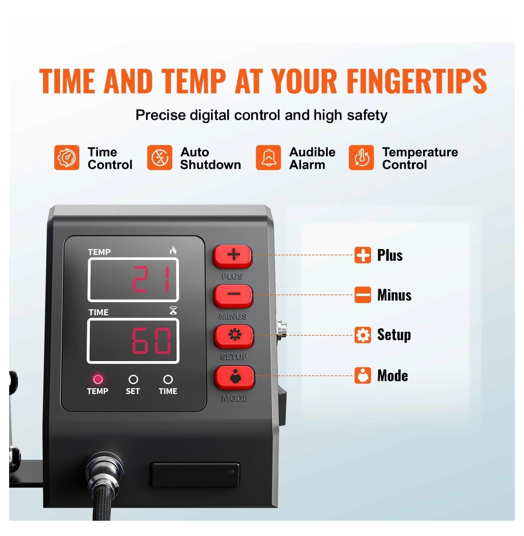 11 in 1 Heat Press Machine, 12x15 Inch, Multifunctional Clamshell Printer, Digital Swing Away Transfer Press for T-shirts, Caps, Mugs