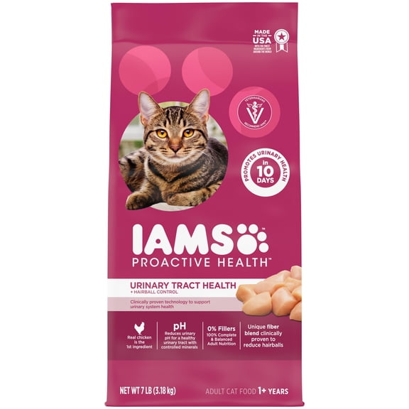 [Multiple Sizes] Iams Proactive Health Adult Urinary Tract Health with Chicken Dry Cat Food