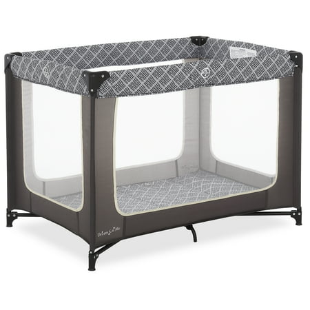 Dream On Me Zoom Portable Playard In Dark Gray  Unisex