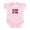 Petal Pink, variant on CafePress - Infant Bodysuit - Baby Light Bodysuit, Size Newborn - 24 Months