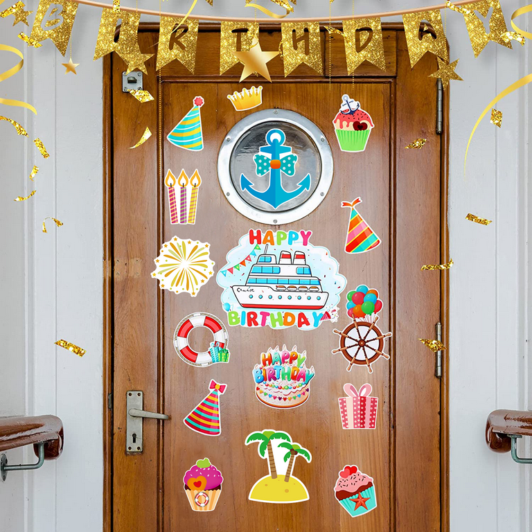 Ricihene 16Pcs Magnetic Birthday Cruise Door Decorations, Reusable Sign for Cruise, Office, Party - Walmart.com ricihene-16pcs-magnetic-birthday-cruise-door-decorations-reusable-sign-for-cruise-office-party-walmart-com