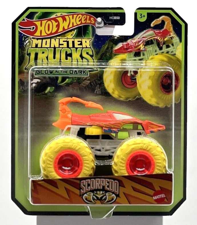 Hot Wheels Monster Trucks Night Shifter with Connect and
