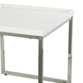 thumbnail image 2 of Compactly Striking Nesting Table Metal White, 2 of 5
