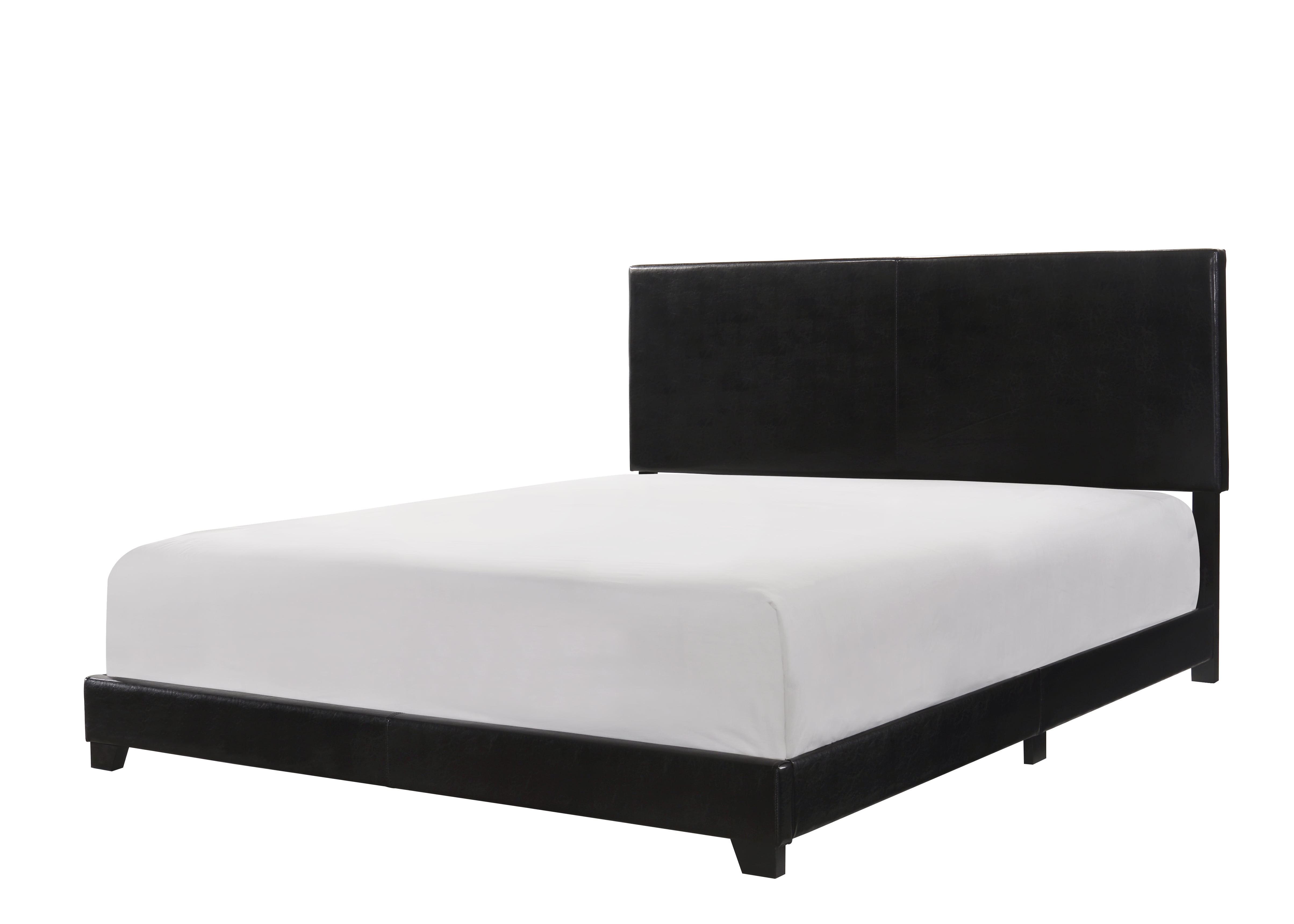 Crown mark erin faux leather bed online