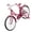 Red alloy bevel, variant on Nostalgic Bicycles Model Collectible Ornament Miniature Bike for Home Decors Living Room or Bedroom Desktop Figurine