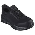 thumbnail image 2 of SKECHERS WORK Men's Slip-ins Tilido - Fletchit Composite Toe Work Shoe Black - 200206-BLK, 2 of 5