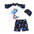 thumbnail image 1 of Traje de baño de 3 piezas para niños Traje de baño de niño Traje de baño de 3 piezas Edad 2-12 Bebé Niño Niño Niño Traje de baño de verano Pantalones cortos Estampado de dibujos animados Traje de bañ Irfora Traje de baño de 3 piezas para niños, 1 of 7
