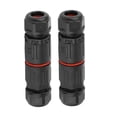 thumbnail image 1 of 2Pin Waterproof Junction Box Case Electrical Cable Wire Connector Outdoor IP68, 1 of 9