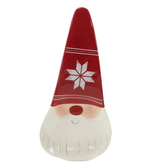 Tabletop Gnome Spoonrest Earthenware Christmas Kitchen Cooking Mx177489