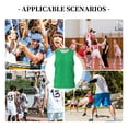 thumbnail image 6 of Naloa Forestgreen Basketball Jersey Reversible Men's Mesh Athletic Sports Shirts Training Practice S-4XLSmall, 6 of 6