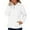 White, variant on Waterproof Raincoat with Hood Windbreaker Rain Jacket for Women Quarter Zip Pullover Lightweight Hiking Outdoor