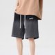 thumbnail image 4 of WILLBEST Pantalones Cortos Casuales para Hombre, con Estampado Completo de Letras Europeas, Modernos E Informales, para Playa, Cómodos, Deportivos, Sueltos y Versátiles., 4 of 5