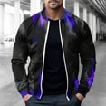 thumbnail image 1 of LOVZFMLL Jackets for Men Pullover Sweater Stand Collar Elastic Solid Color Half Sweater For Men Stand-up Collar Sweater, 1 of 4